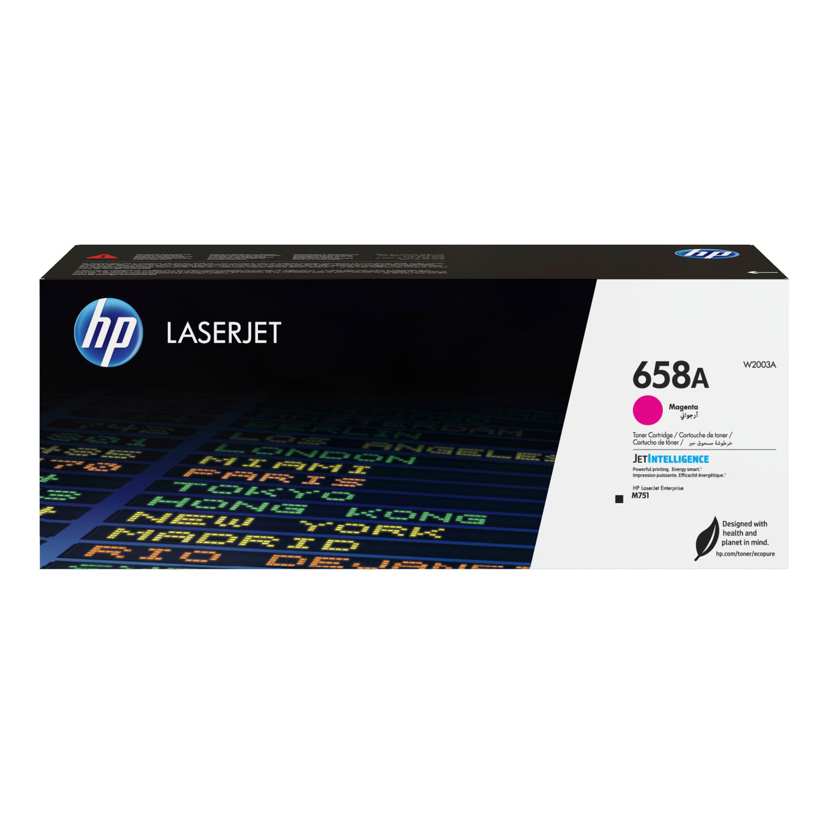 HP W2003A (658A) Magenta Original Toner Cartridge - Cartouches Certifiees