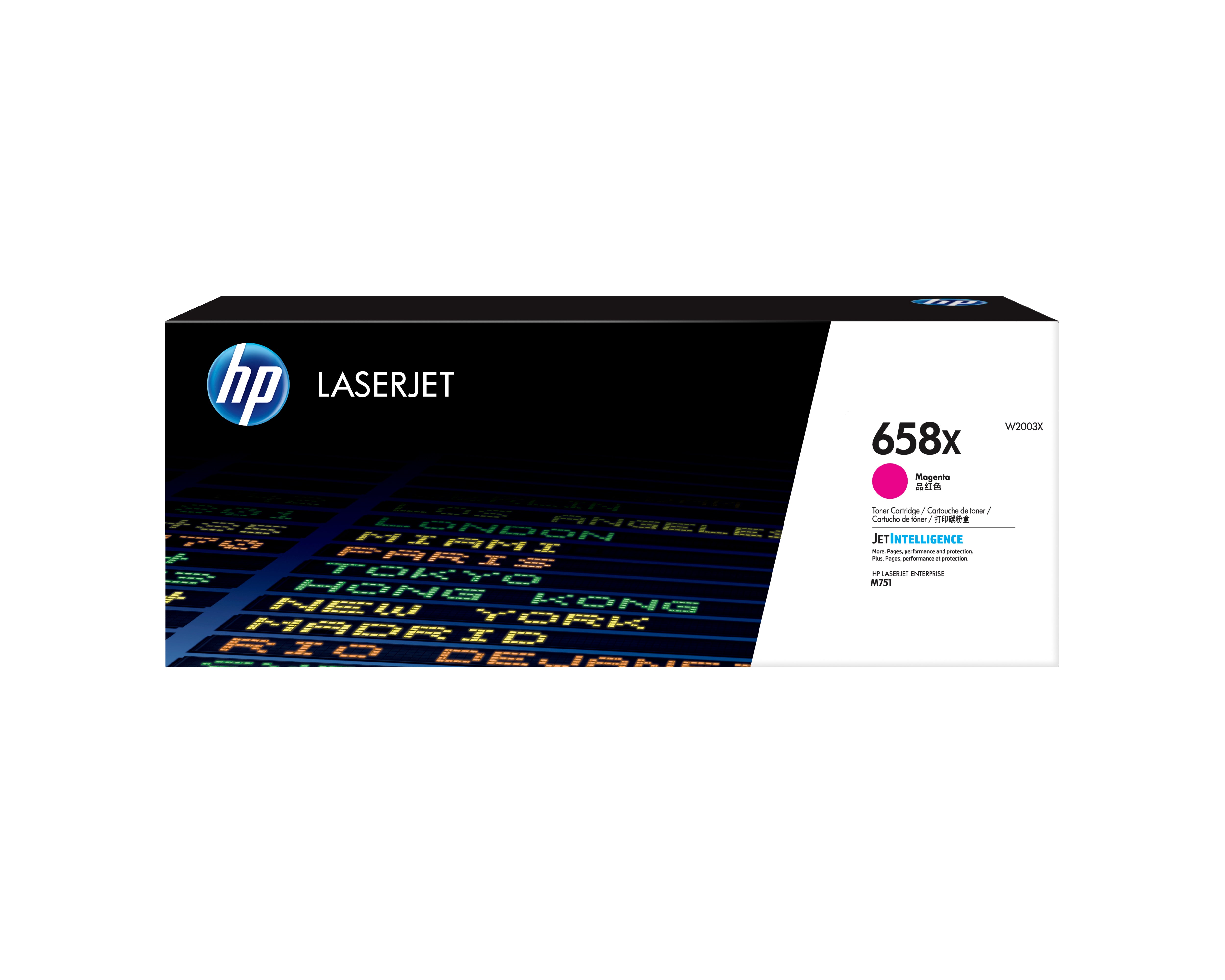 HP W2003X (658X) Magenta Original Toner Cartridge - Cartouches Certifiees
