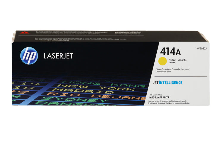HP W2022A (414A) Yellow Original Toner Cartridge - Cartouches Certifiees