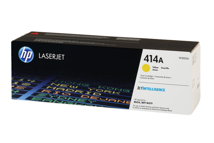 HP W2022A (414A) Yellow Original Toner Cartridge - Cartouches Certifiees