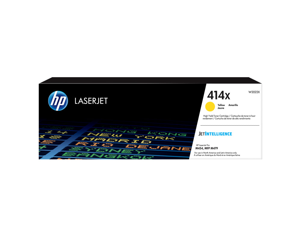 HP W2022X (414X) Yellow Original Toner Cartridge - Cartouches Certifiees