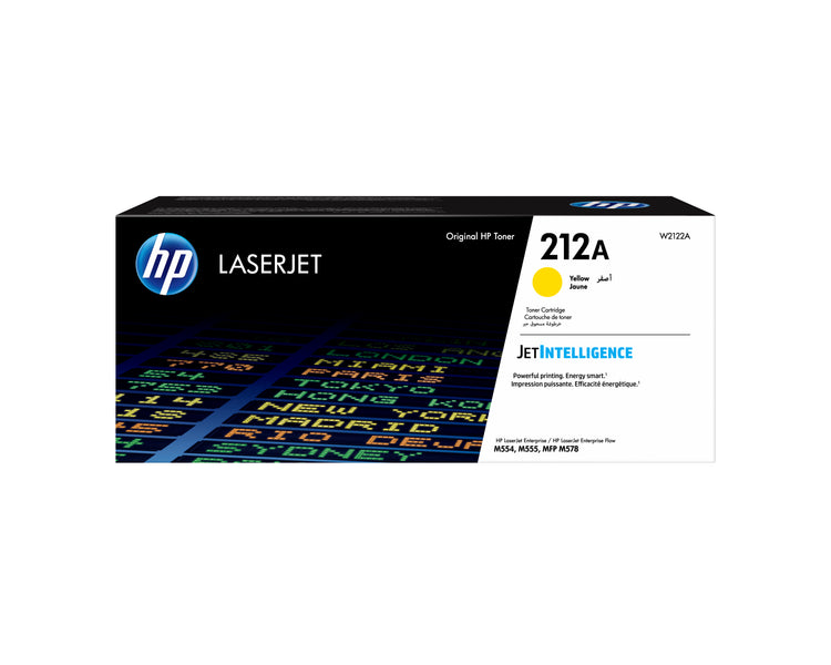 HP W2122A (212A) Yellow Original Toner Cartridge - Cartouches Certifiees