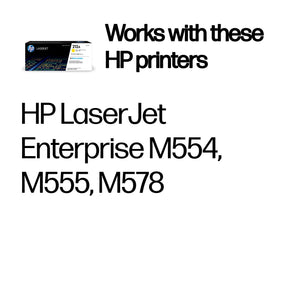 HP W2122A (212A) Yellow Original Toner Cartridge - Cartouches Certifiees
