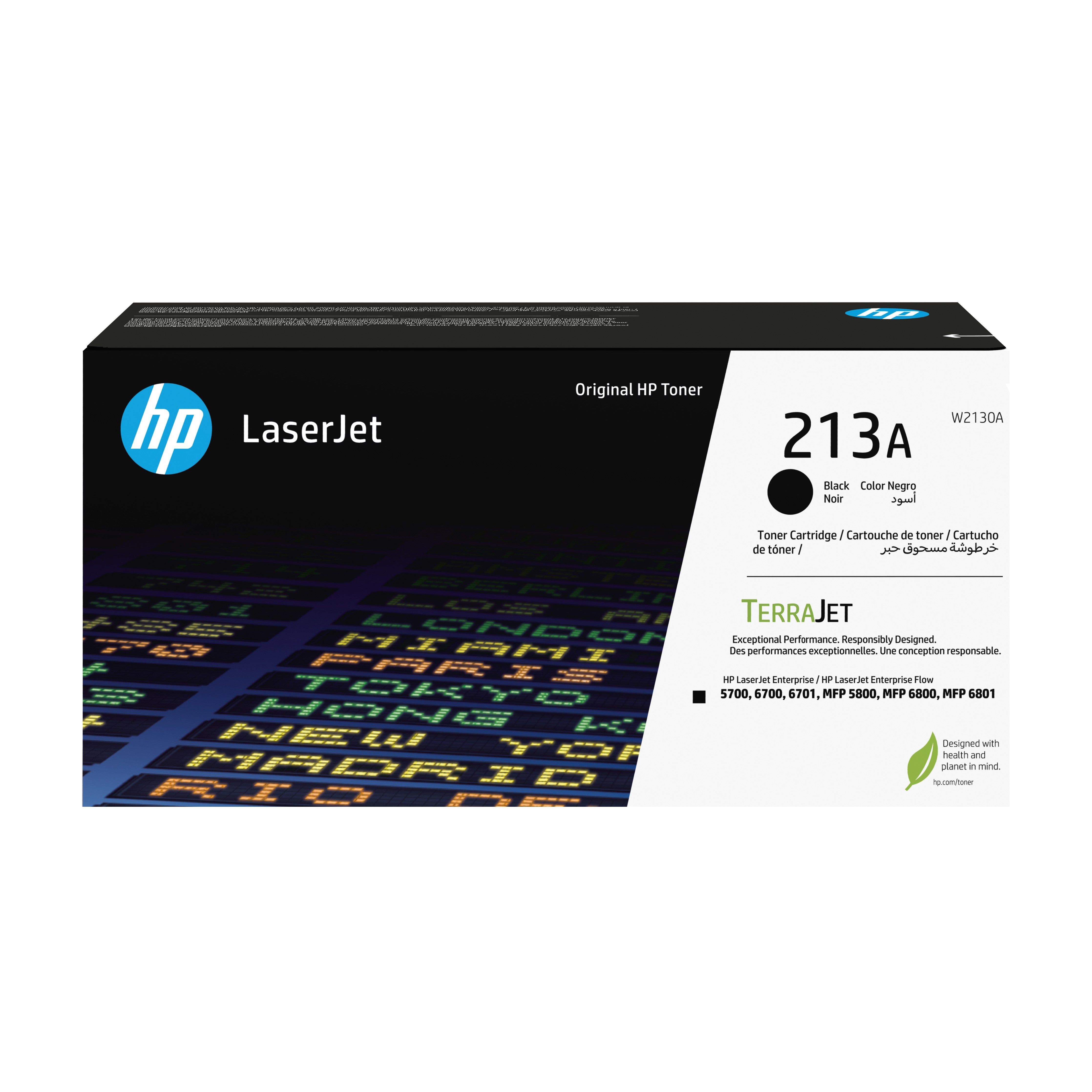 HP W2130A (213A) Black Original Toner Cartridge - Cartouches Certifiees
