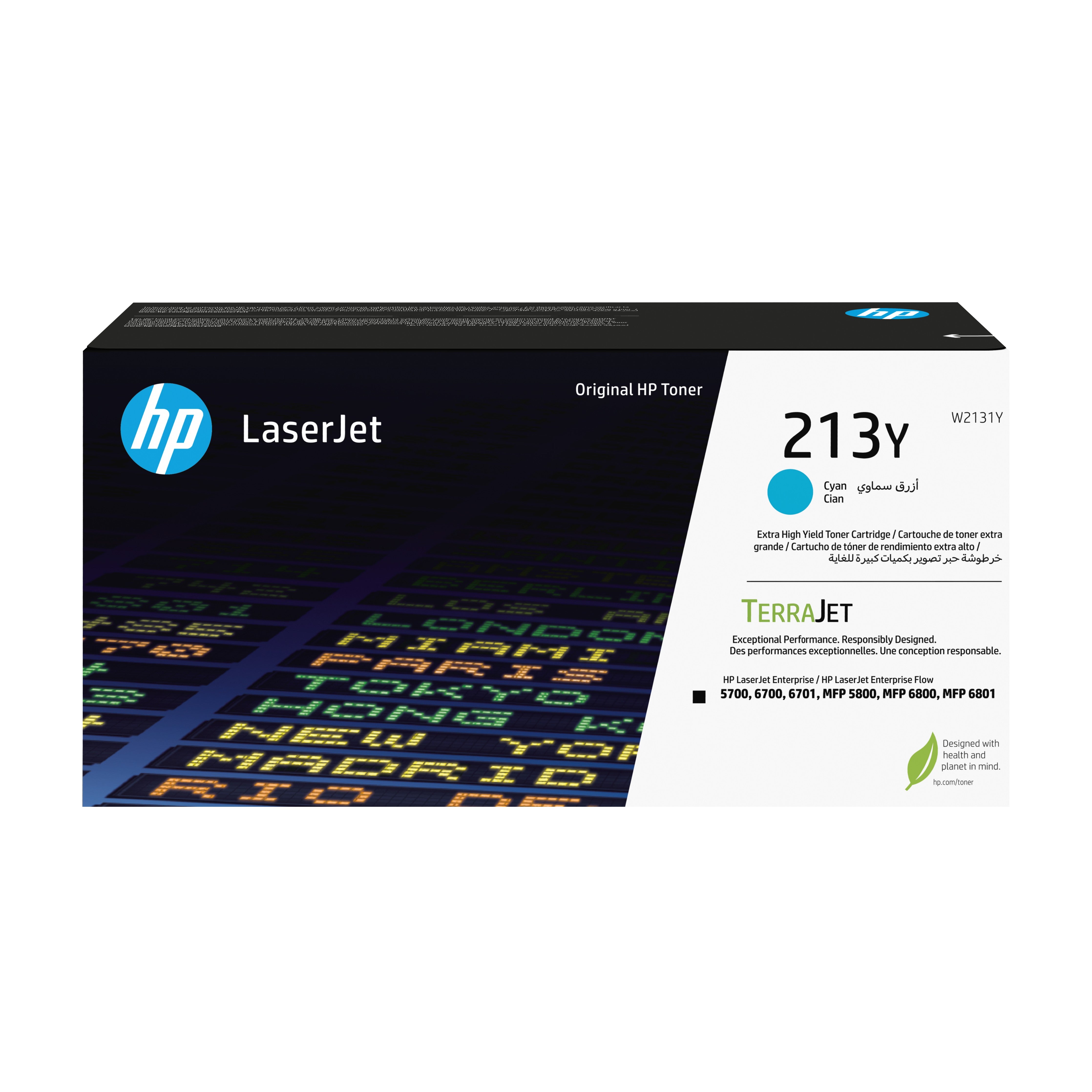HP W2131Y (213Y) Cyan Original Toner Cartridge - Cartouches Certifiees