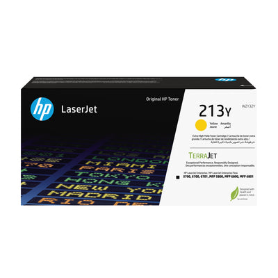 HP W2132Y (213Y) Yellow Original Toner Cartridge - Cartouches Certifiees