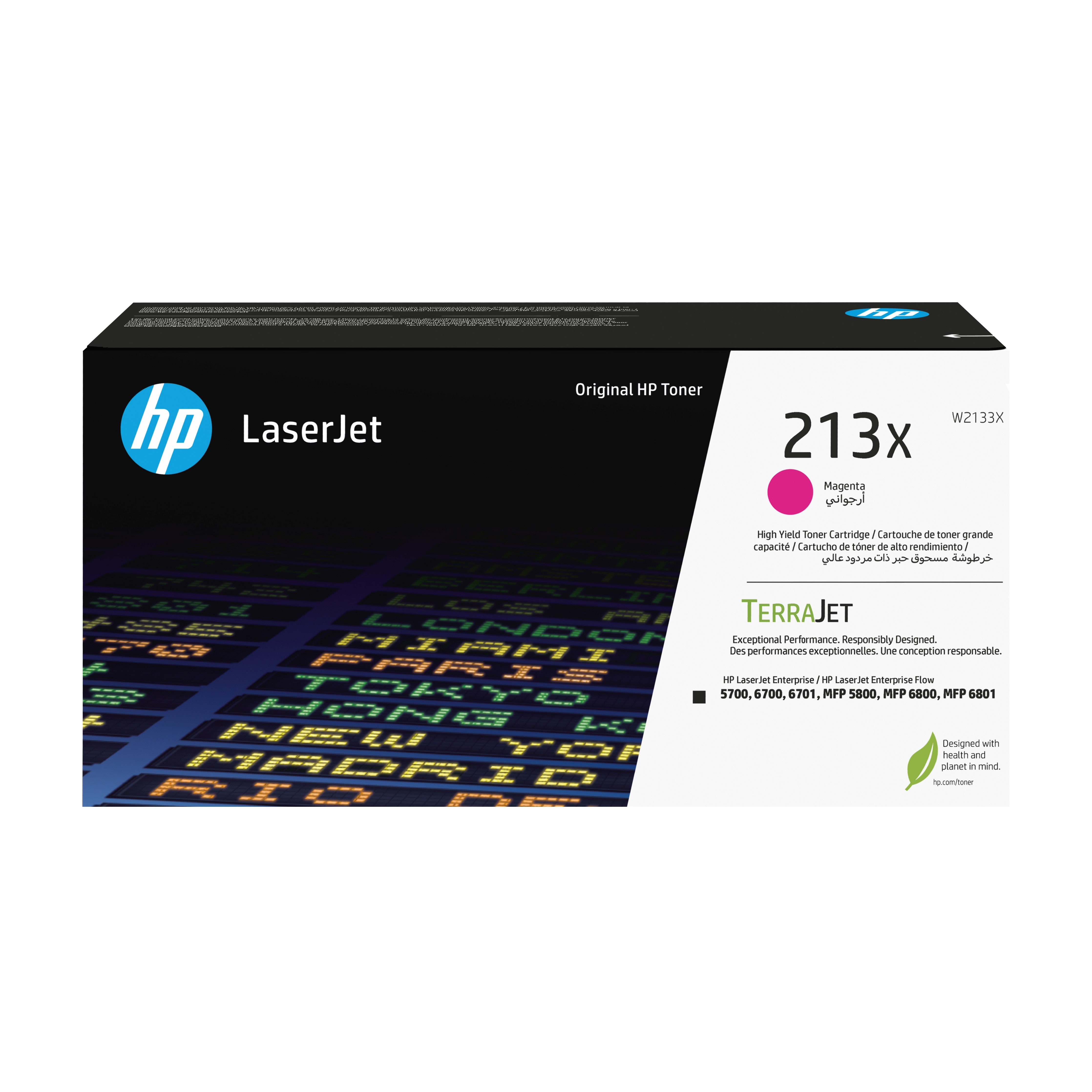 HP W2133X (213X) Magenta Original Toner Cartridge - Cartouches Certifiees