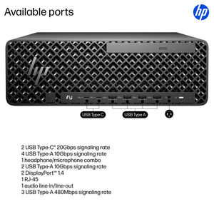 HP Z2 SFF G1I U7265 32GB/1TB PC ENGLISH (BN5L6UT#ABA) - Cartouches Certifiees