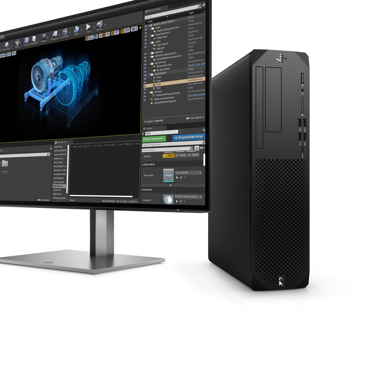 HP Z2 SFF G9 I514500 16GB/512 PC ENGLISH (A1QP8UT#ABA) - Cartouches Certifiees