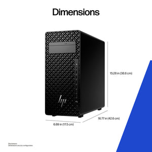 HP Z2 TWR G1I U7265 32GB/1TB PC ENGLISH (BN5J4UT#ABA) - Cartouches Certifiees