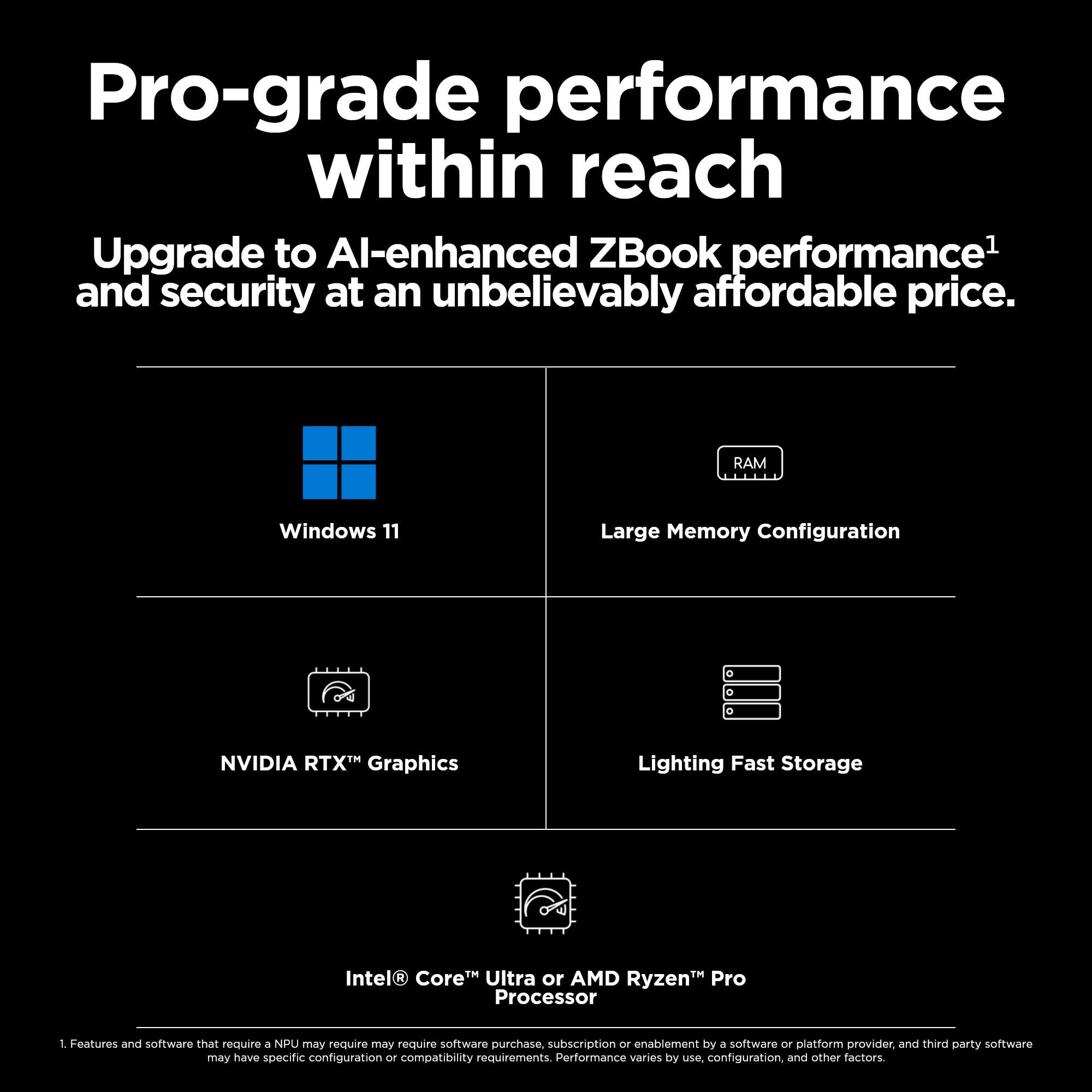 HP ZBook Power G11 A AMD Ryzen™ 7 8845HS Mobile workstation 40.6 cm (16") WUXGA 32 GB DDR5-SDRAM 1 TB SSD NVIDIA RTX 2000 Ada Wi-Fi 6E (802.11ax) Windows 11 Pro Grey (AN6B9UT#ABA) - Cartouches Certifiees