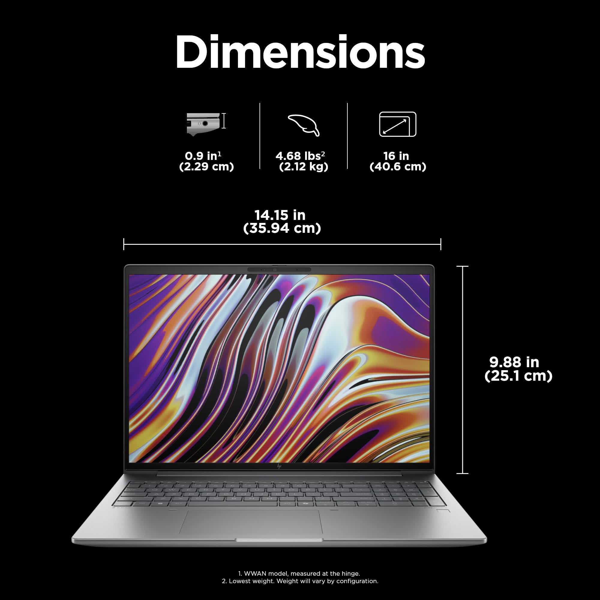 HP ZBook Power G11 A AMD Ryzen™ 7 8845HS Mobile workstation 40.6 cm (16") WUXGA 32 GB DDR5-SDRAM 1 TB SSD NVIDIA RTX 2000 Ada Wi-Fi 6E (802.11ax) Windows 11 Pro Grey (AN6B9UT#ABA) - Cartouches Certifiees