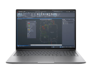 HP ZBook Power G11 A AMD Ryzen™ 7 8845HS Mobile workstation 40.6 cm (16") WUXGA 32 GB DDR5-SDRAM 1 TB SSD NVIDIA RTX 2000 Ada Wi-Fi 6E (802.11ax) Windows 11 Pro Grey (AN6B9UT#ABA) - Cartouches Certifiees