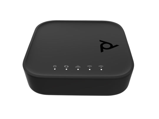 HPE HP Poly ATA 402 2FXS Voice Port VoIP Adapter with Open SIP and Power Supply (8F3H5AA#ABA)