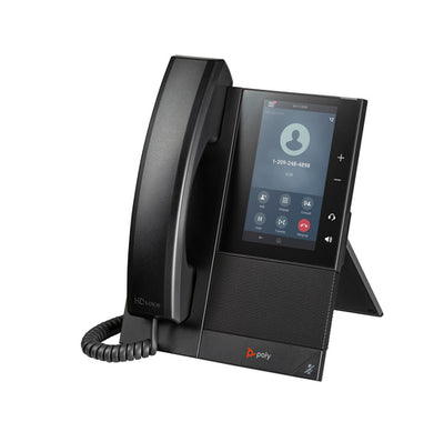 HPE HP Poly CCX 505 Business Media Phone with Open SIP and PoE-enabled IP phone Black 24 lines LCD Wi-Fi (82Z82AA) - Cartouches Certifiees