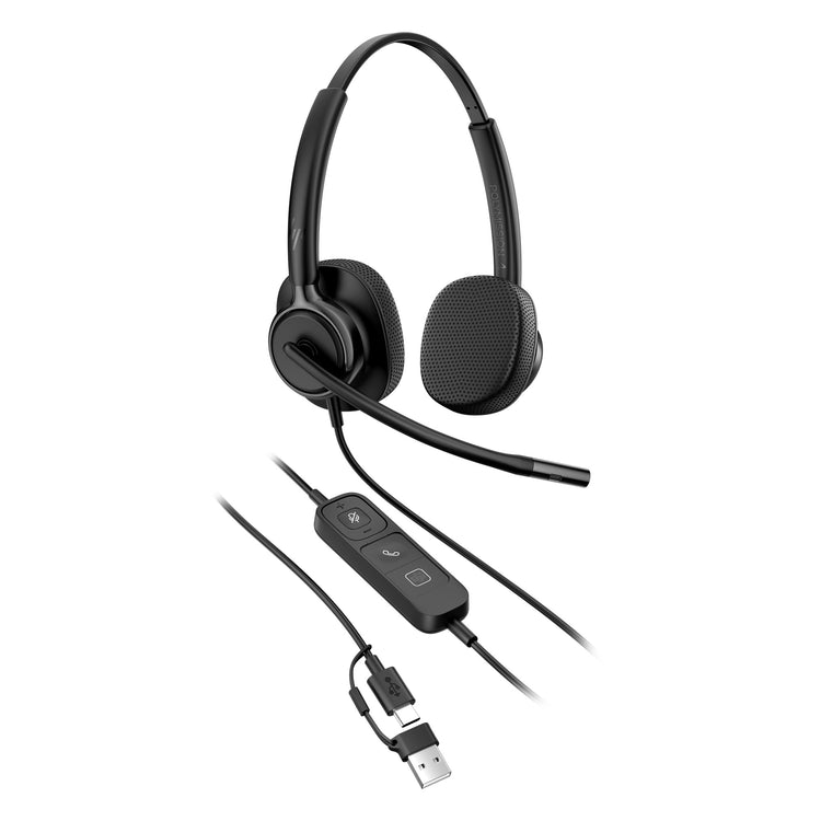 HPE HP Poly Mission 415 Monaural USB Wired Headset (C01B2AA#AC3) - Cartouches Certifiees