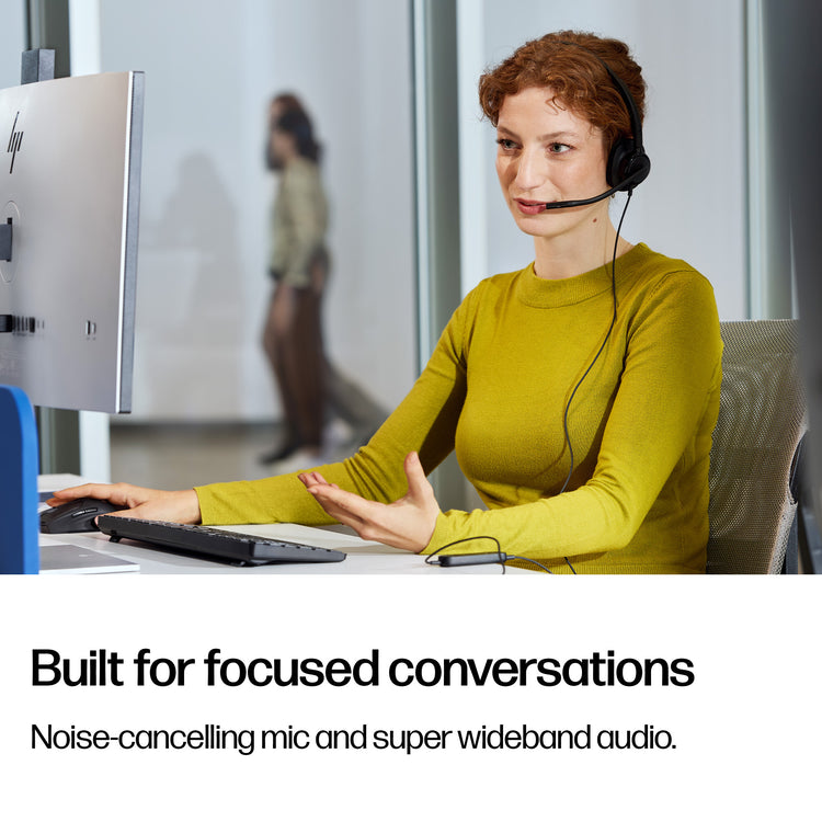 HPE HP Poly Mission 415 Monaural USB Wired Headset (C01B2AA#AC3) - Cartouches Certifiees