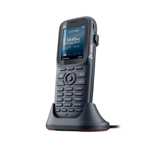 HPE HP POLY ROVE 20 SINGLE CELL DECT 1920-1930 HMZ B1 BASE STATION AND 20 PHONE HAND (8F3E1AA#ABA)