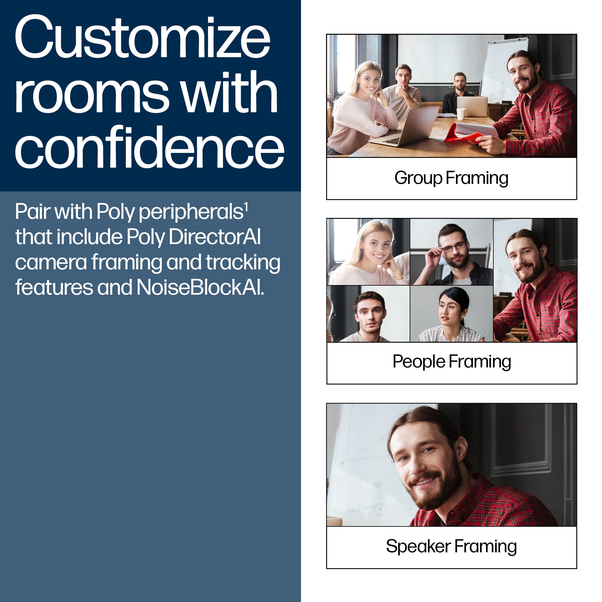 HPE HP Poly Studio G62 With Mounting Plate Kit video conferencing system 10 person(s) Ethernet LAN Personal video conferencing system (A01KCAA#AC3) - Cartouches Certifiees