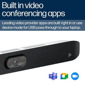 HPE HP Poly Studio X32 video conferencing system 20 MP Ethernet LAN Video collaboration bar (A3SV5AA#ABA) - Cartouches Certifiees