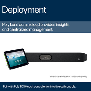 HPE HP Poly Studio X32 video conferencing system 20 MP Ethernet LAN Video collaboration bar (A3SV5AA#ABA) - Cartouches Certifiees