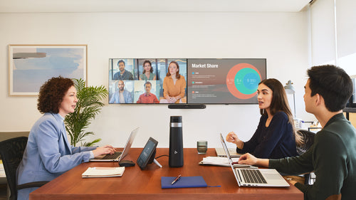 HPE HP Poly Studio X32 video conferencing system 20 MP Ethernet LAN Video collaboration bar (A3SV5AA#ABA) - Cartouches Certifiees
