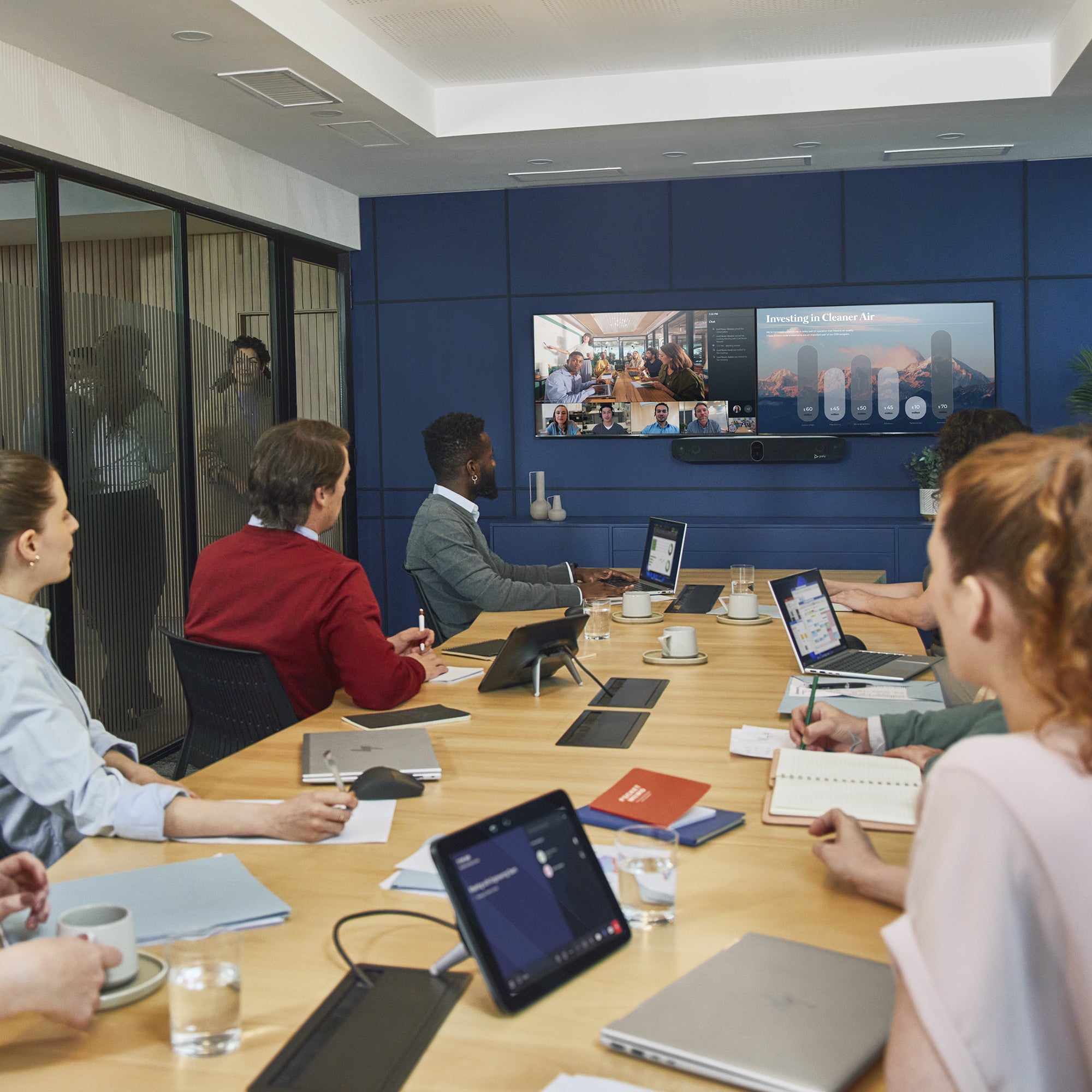 HPE HP Poly Studio X72 All-In-One Video Bar video conferencing system 20 MP Ethernet LAN Video collaboration bar (A4LZ8AA#ABA) - Cartouches Certifiees