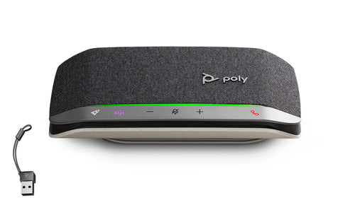 HPE HP Poly Sync 20-M USB-C/A Adapter speakerphone PC Black (B95VMUT#AC3) - Cartouches Certifiees