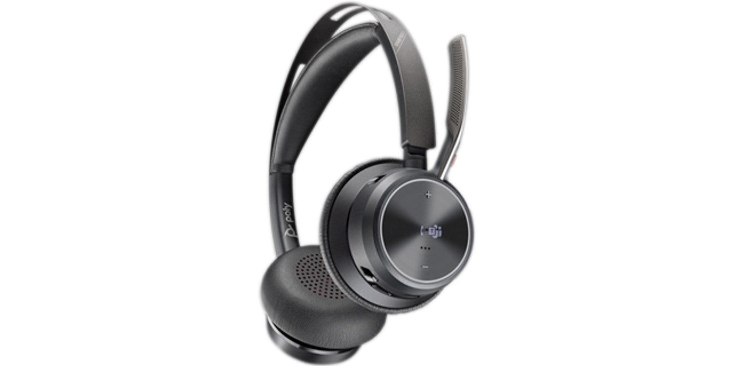 HPE HP Poly Voyager Focus 2 Wireless Head-band Office/Call center USB Type-C Bluetooth Black (9T9J4AA#AC3) - Cartouches Certifiees
