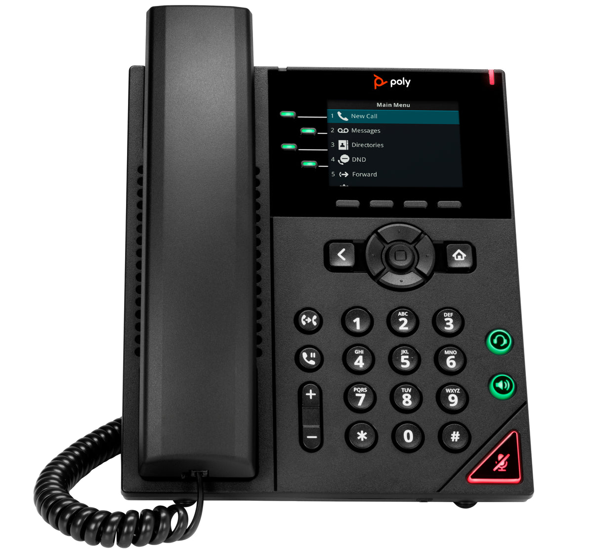 HPE HP POLY VVX 250 4-LINE IP PHONE AND POE-ENABLED WITH POWER SUPPLY-US (89B66AA#ABA) - Cartouches Certifiees