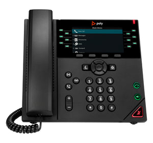 HPE HP POLY VVX 450 12-LINE IP PHONE AND POE-ENABLED WITH POWER SUPPLY-US (89B76AA#ABA) - Cartouches Certifiees