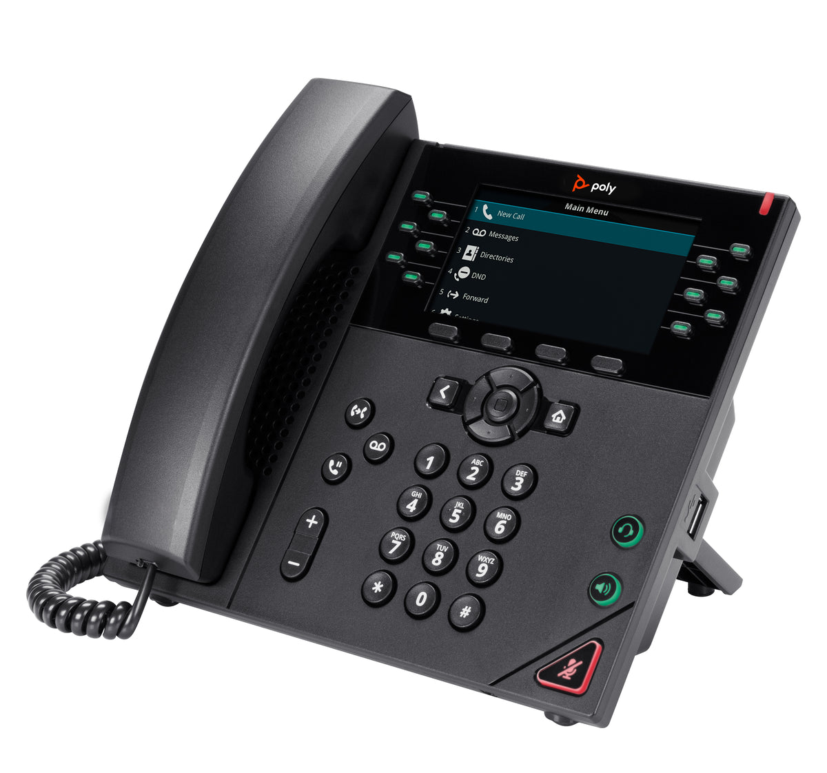 HPE HP POLY VVX 450 12-LINE IP PHONE AND POE-ENABLED WITH POWER SUPPLY-US (89B76AA#ABA) - Cartouches Certifiees