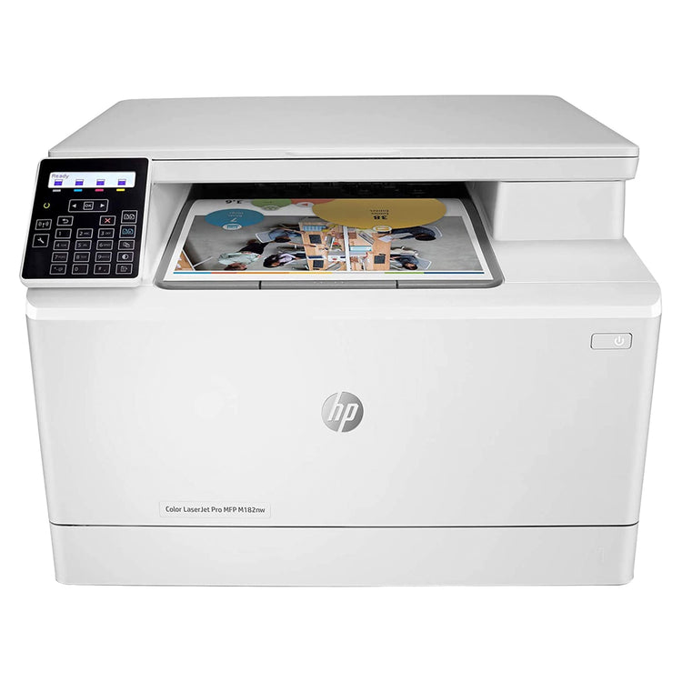 Printer HP Color LaserJet Pro MFP M182nw - Cartouches Certifiées