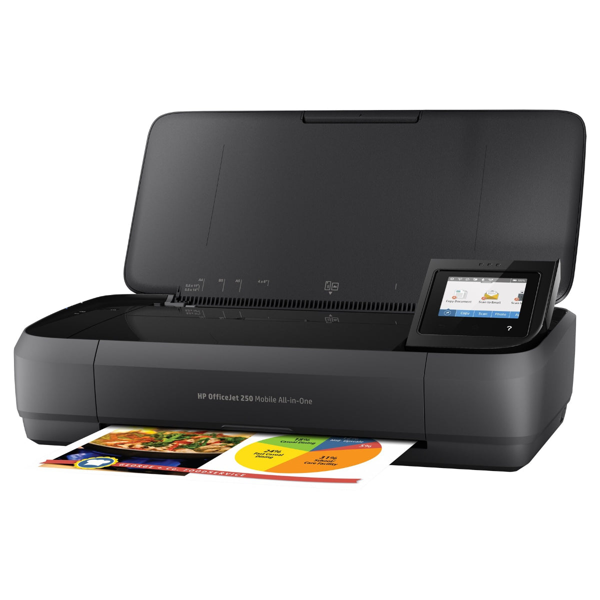 Printer HP OfficeJet 250 Mobile Open Box - Cartouches Certifiées