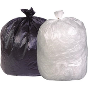 INTEPLAST GROUP 10 Rolls of 20 Bages 36" x 50" Extra Strong HD 10/20's Frosted Bag Clear (288590)
