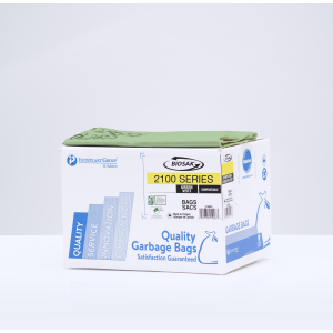 INTEPLAST GROUP 20 X 22 Green 400 Bags Compostable (215217) - Cartouches Certifiees