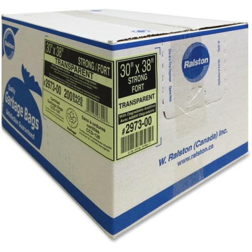 INTEPLAST GROUP Compostable Bags 25" X 30" Norseman Curbside Liner/Bac Vert Brown - 10 Bags (050603B) - Cartouches Certifiees