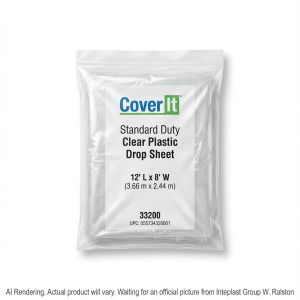 INTEPLAST GROUP COVER IT Retail Film - Rolls 8' x 12' Standard Pouch - 1 Bags (33200) - Cartouches Certifiees