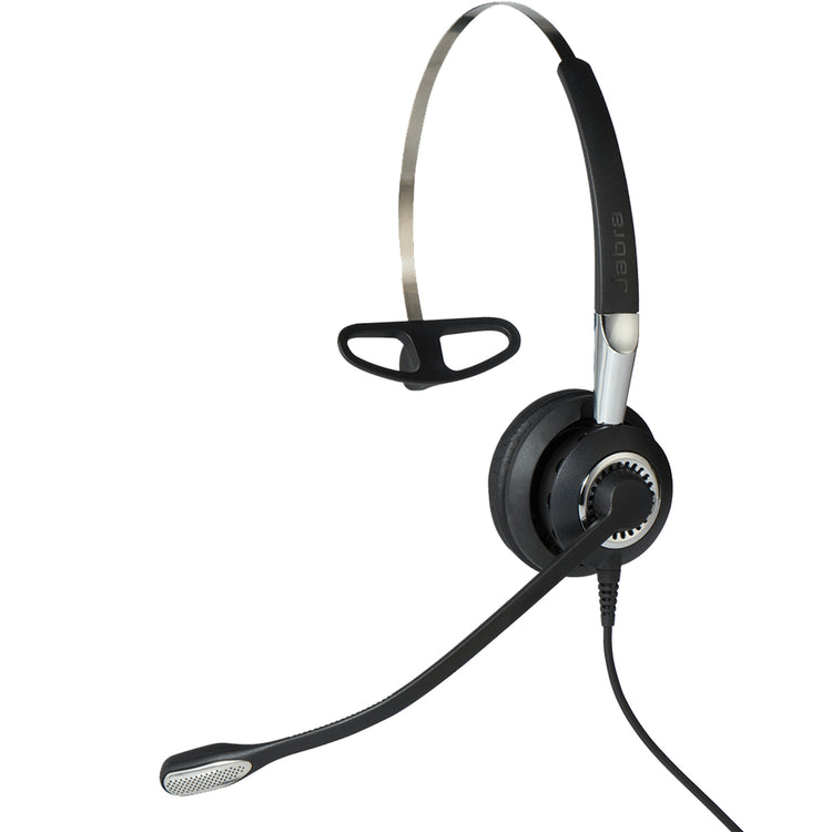 JABRA BIZ 2400 II Headset Wired Head-band, Ear-hook, Neck-band Office/Call center (2486-825-209) - Cartouches Certifiees