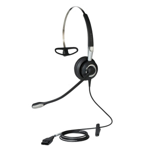JABRA BIZ 2400 II Headset Wired Head-band, Ear-hook, Neck-band Office/Call center (2486-825-209) - Cartouches Certifiees