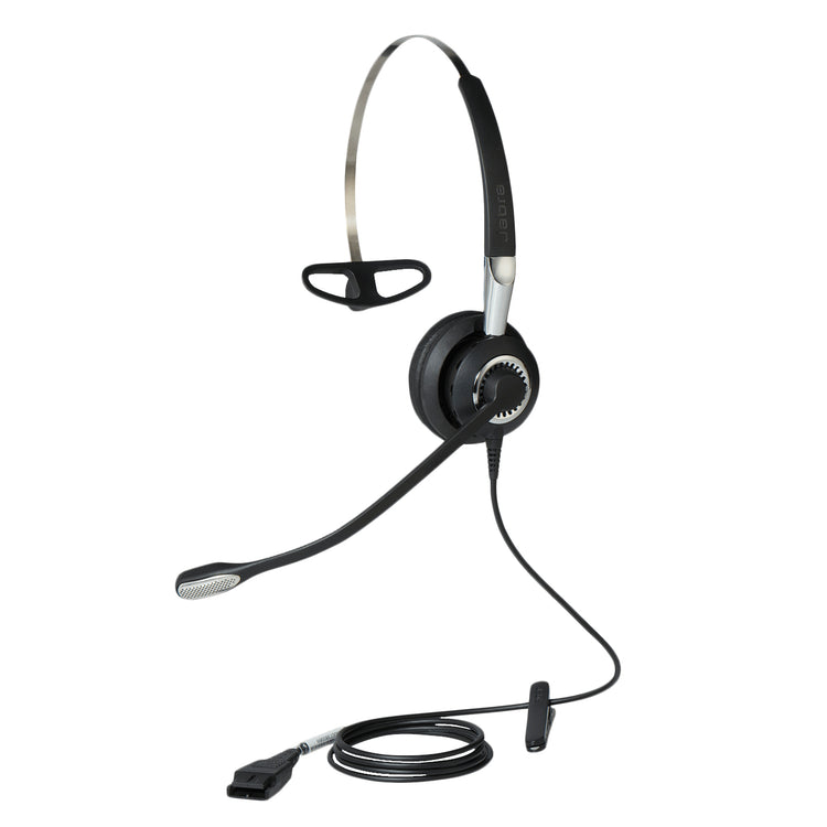 JABRA BIZ 2400 II Headset Wired Head-band, Ear-hook, Neck-band Office/Call center (2486-825-209) - Cartouches Certifiees