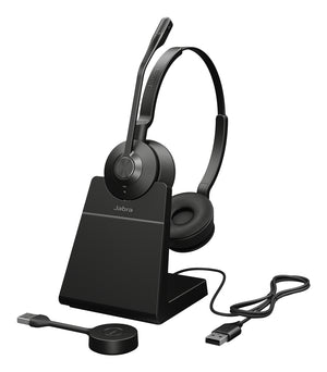 JABRA Engage 55 SE Headset Wireless Head-band Office/Call center Black (9659-415-125) - Cartouches Certifiees