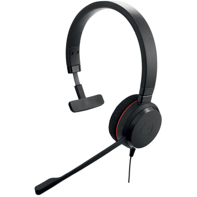 JABRA EVOLVE 20 SE MONO, UC, USB C/A,LEATHERETTES (4993-829-489-01) - Cartouches Certifiees