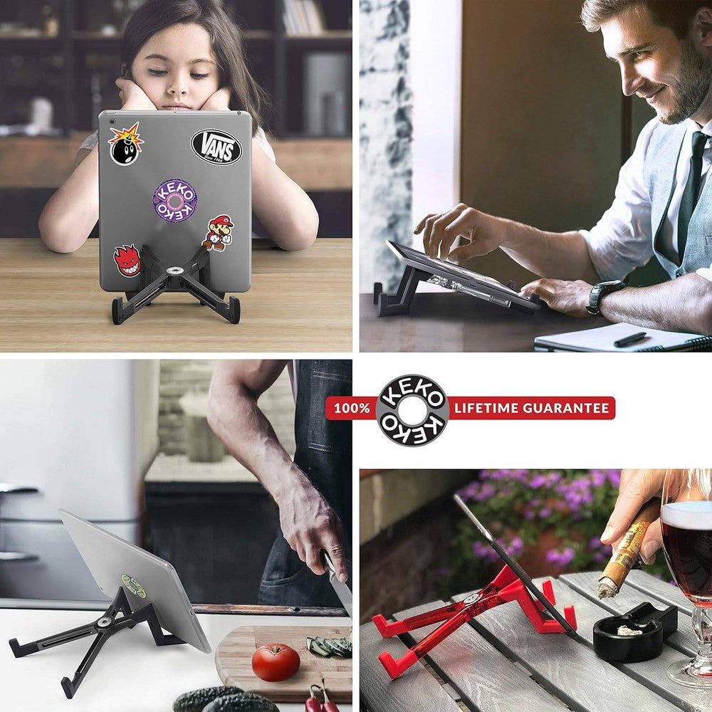 KEKO Universal Tablet Stand - Red (KT-R-U) - Cartouches Certifiees