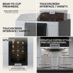 KEURIG Coffee Brewer Eccellenza Momentum Touch - Cartouches Certifiees