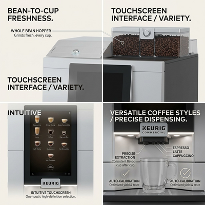 KEURIG Coffee Brewer Eccellenza Momentum Touch - Cartouches Certifiees