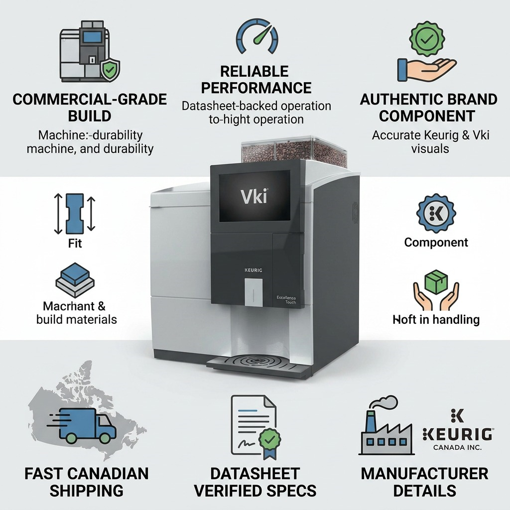 KEURIG Coffee Brewer Eccellenza Touch - Cartouches Certifiees