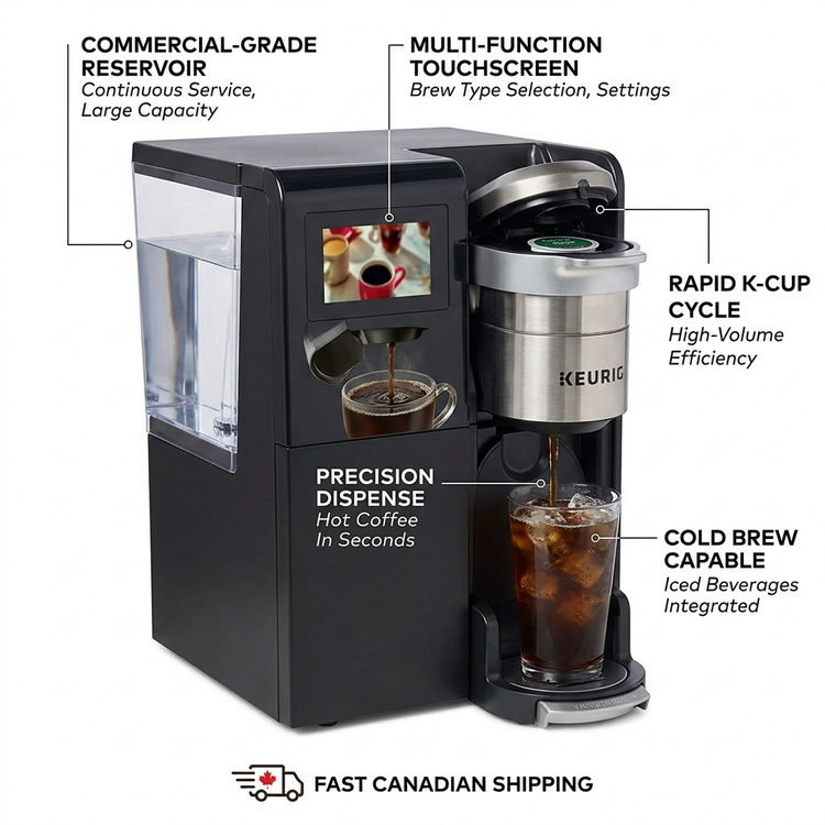KEURIG Commercial Coffee Brewer K3550 - Cartouches Certifiees
