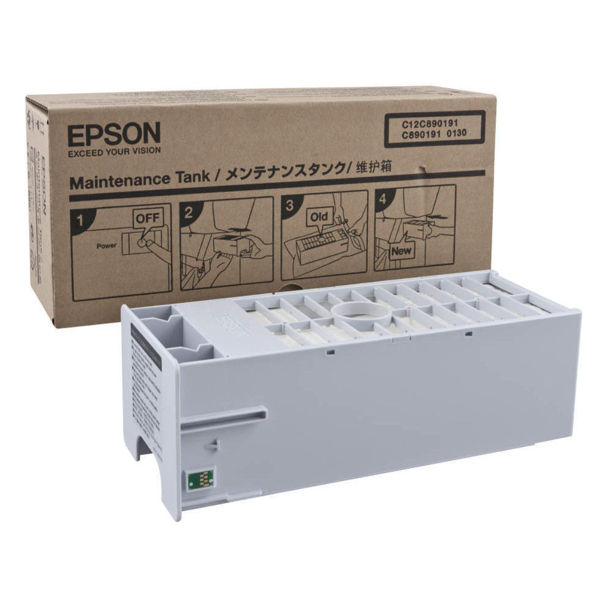 EPSON C12C890191 Original Ink maintenance tank - Cartouches Certifiées