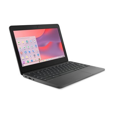LENOVO 100e Chromebook Gen 4 (Intel) Intel® N N100 29,5 cm (11.6") Touchscreen HD 8 GB LPDDR5-SDRAM 64 GB eMMC Wi-Fi 6 (802.11ax) ChromeOS Grey English (83G80001US) - Cartouches Certifiees